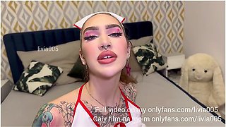 Horny Nurse Rides Patient And Examines His Cock To Get Sperm For Testing