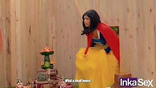 Snow White Gets Fucked Hard By Seven Dwarfs - Anal Apple Scene with Vivian Lola