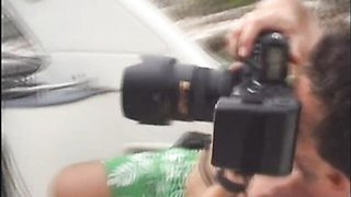 Sandy's medium size tits porn