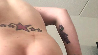 Gaping My Cute Asshole After Cleaning up the Huge Creampie in My Tiny Pussy!