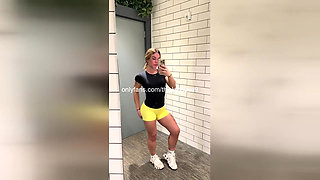 My Stepdad Walks In While I Squirt on Livestream