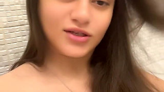 Beautiful Natural Brunette Looks Cock for Saint Valentine