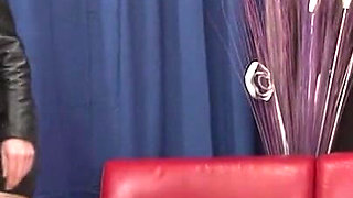 French MILF brunette in fishnet stocking ass pounded and fist fucked