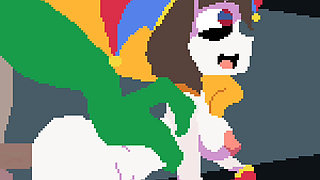 pomni pixelart timelapse
