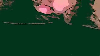 Cartoon Teen Masturbating in the Forest