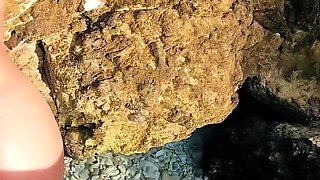 Sex on a Public Beach in Greece with Cum in Mouth! Amateur