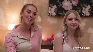 Strapon Fucking Turns Into a German Lesbian Orgy