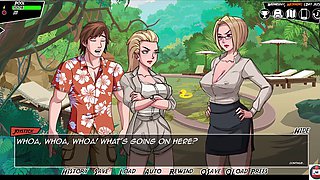 Step siblings explore cartoon fantasies in wild anime adventure