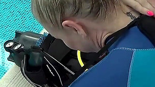 Scuba Instructor Diver Training POV Pussy Fuck Seduction