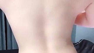 Small titted brunette amateur anal nailed at home