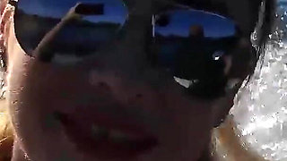 I Flash My Sexy Body on the Boat Ride with My Friends