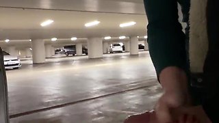 Risky Truck Lovemaking in Public Parking Garage – Began with Hj, Concluded with Doggy style!