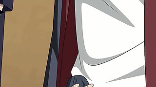 Naruto: Kunoichi Trainer - Hot 18yo Hinata Hyuga Teen Blowjob and Double Penetration Anal Sex. Her Tight Ass Gets Creampied