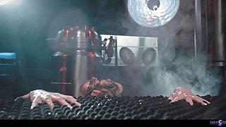 Alien Parasite Squirting - Kendra Sunderland & Cyber Doll