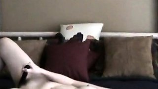 My stepmom. In bathroom and masturbating (spy)