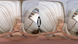 Blonde vr: Blowjob, Doggy  Cowgirl Porn