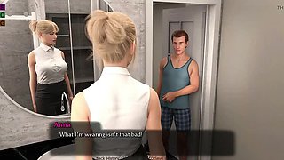 American MILF Cheats with Stepbrother - Big Boobs Anal Fuck HD