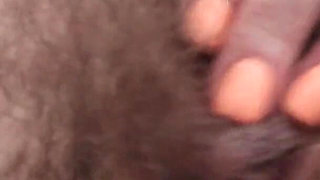 Hairy Pussy Masturbation, Hot Housewife Having Fun in Front of the Camera