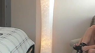 Trying on N Modeling Body Stockings