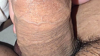 Step son big erection needs a handjob from step mom amazing hand