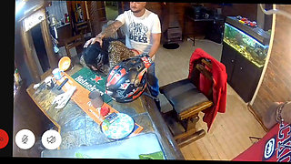 Caught my wife cheating with exstreme motocross rider on the RING camera