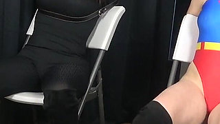 Lottie Lalay and Latina in: Super Lottie Tried to Save Latina but Now They Are Both Tied up!