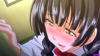 Horny Schoolgirl Gets Pounded and Creampied on School Stairs