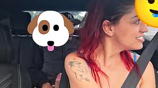 Ride-hailing app driver observes passenger masturbating,