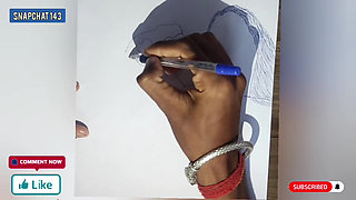 Desi Badroom standing Doggy style Full Sex video. Drawing art
