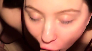 Petite Step Sis Fucks Me with Her Pussy and Mouth