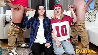 Curvy video with voluptuous Jesse Pony and Serena Hill from Daughter Swap