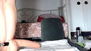 Sexy hottie Anetta Keys enjoys a solo toy masturbation