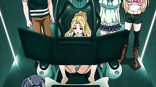 Hentai PD featuring loved one's tongue kiss action