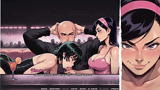 My New Girlfriend Taboo Hentai Game Ep.62 Swinger Couple Caught During a Deepthroat Foursome in the Club Vip Booth!