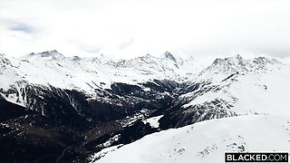 Jason Luv and Bella Spark's blonde threesome trailer by Blacked.Com