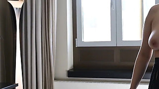 Topless Chinese Mistress Kicking Balls