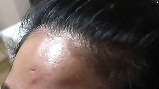 Indonesian Girl Open Her Mouth for Cumshot