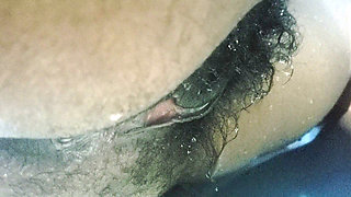 Hot Wife Big Pussy Standing Up On Water, Homemade Sex & Hairy Pussy Close up Carrying