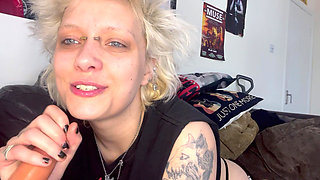 Silent Smoking Handjob JOI Blowjob Spit Long Tongue