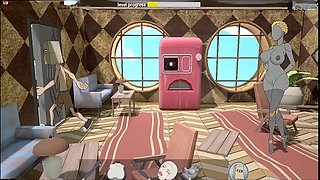 Sci-fi robots get wild with some serious ass-fucking fun