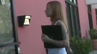 An Audition for Modeling Turned Into a Heavy Fucking Cute Inked Blonde with Nice Tits.