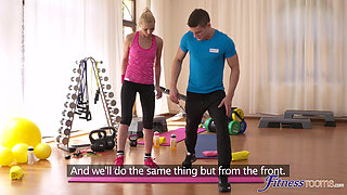 Fitness Rooms - Katy Rose Is a Very Personal Trainer and Loves Cock