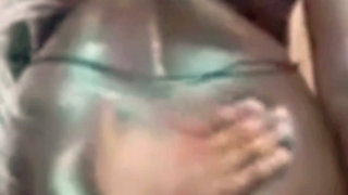 Desi Tamil Wife Renu Oiled Big Black Ass Massage by Landlord & Red Bikini Tease! Indianhotwifex