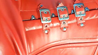 RED LEATHER FROM TIP TO TOE.... THANK YOU CLIFTON