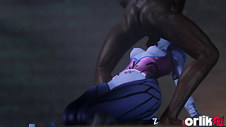 Widowmaker - First Day Secretary Job Ends with Boss BBC Anal - Overwatch 3D Porn