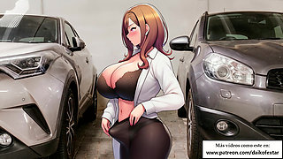 Spanish Anal JOI - They feminize you in a public car park. Follow the instructions.