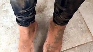 Blonde emo amateur solo masturbation